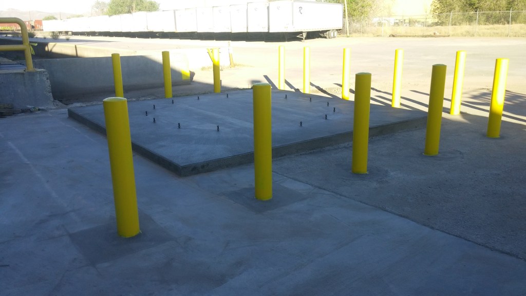 silo foundation bollards